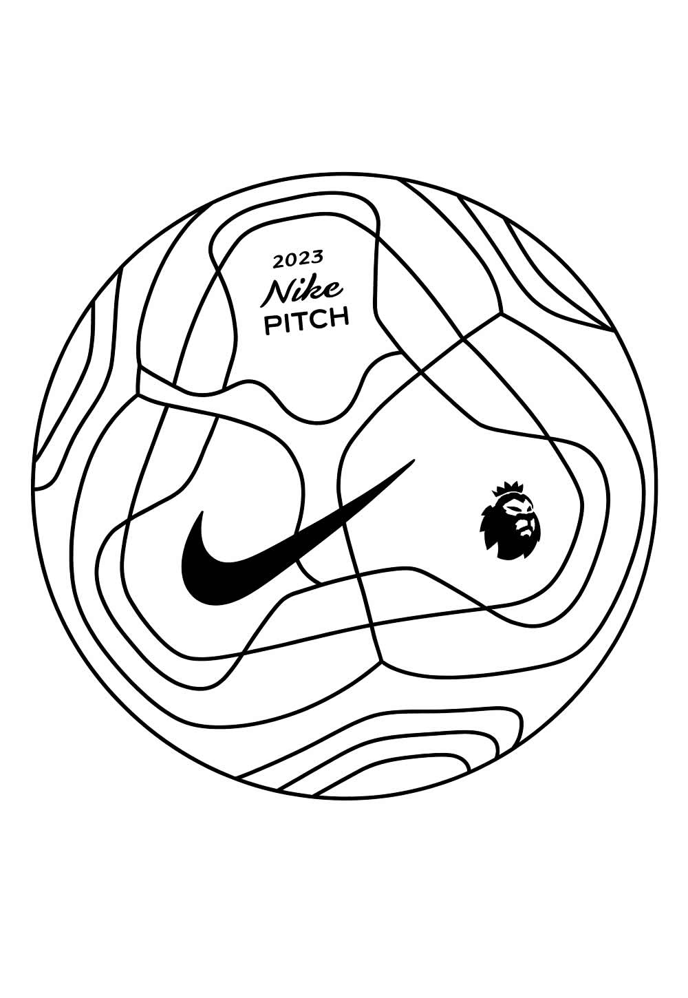 Desenho de Bola de Futebol