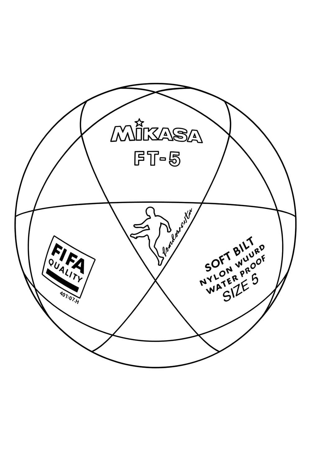 Desenho de Bola de Futebol - Fifa