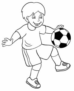 Desenhos de Bola de Futebol para colorir - Bora Colorir