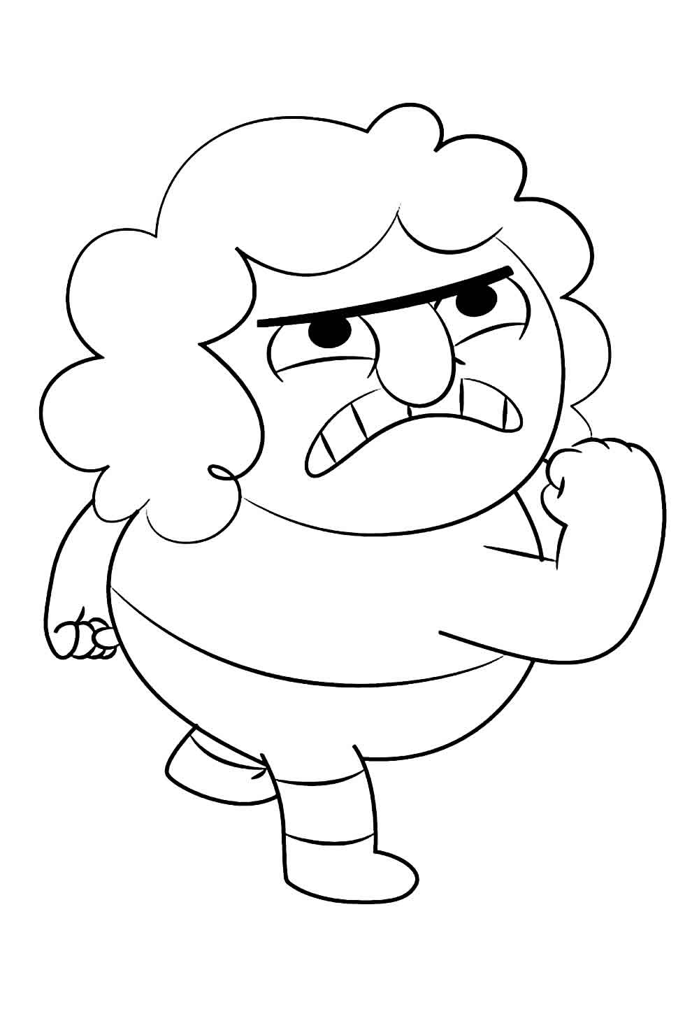 Desenho de Clarence para pintar