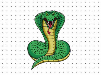 Desenhos de Cobra Naja para pintar