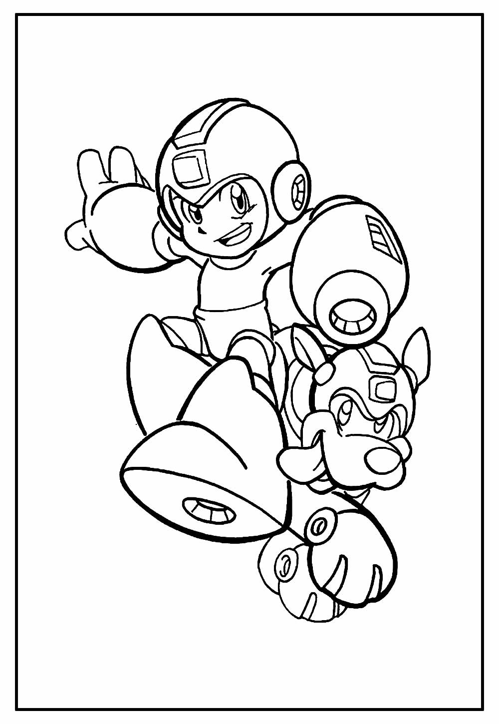 Desenhos para colorir do Mega Man