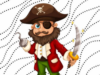 Desenhos de Pirata para colorir