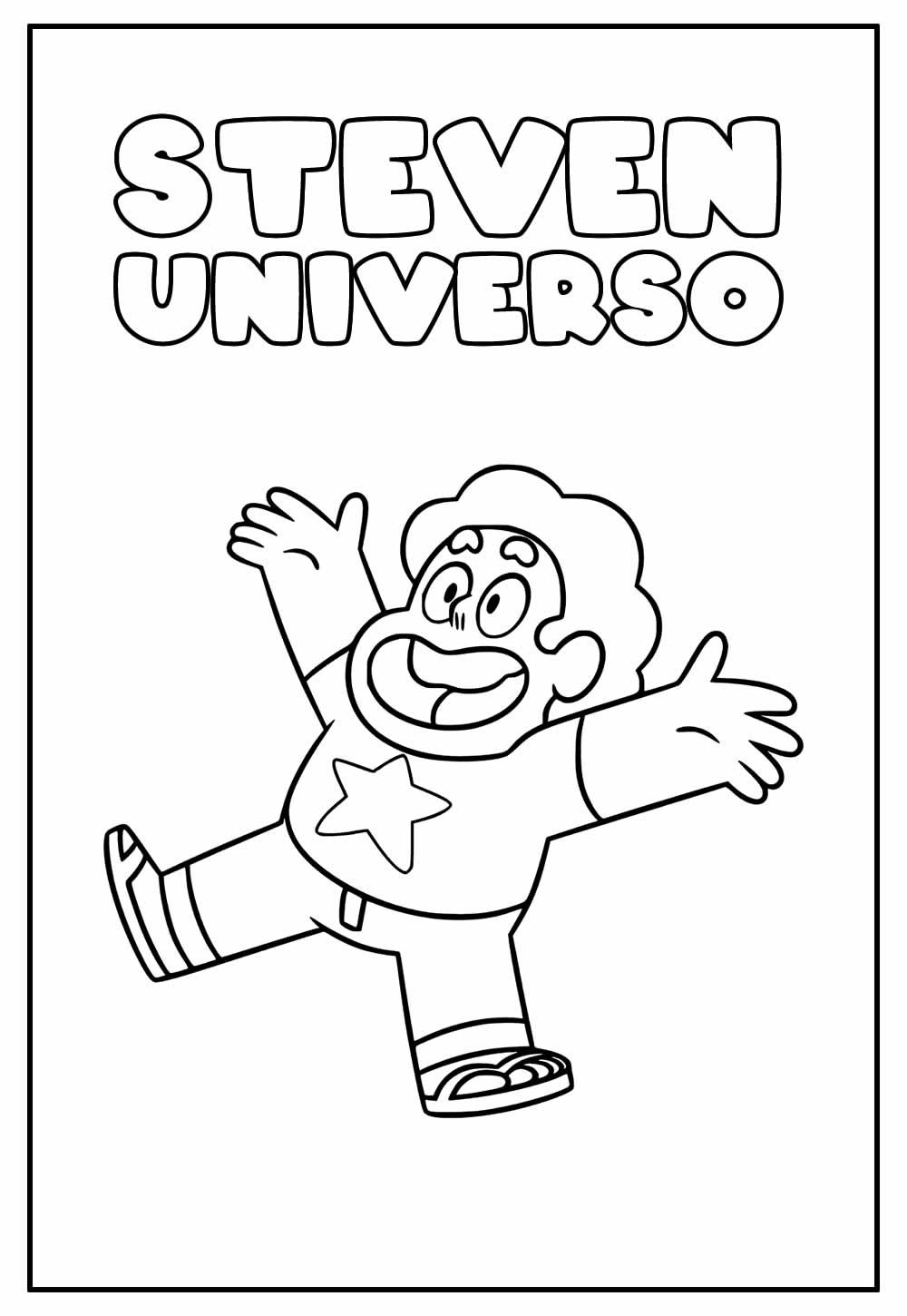 Desenho e Imagem Steven Universo Personagens para Colorir e Imprimir Grátis  para Adultos e Crianças 