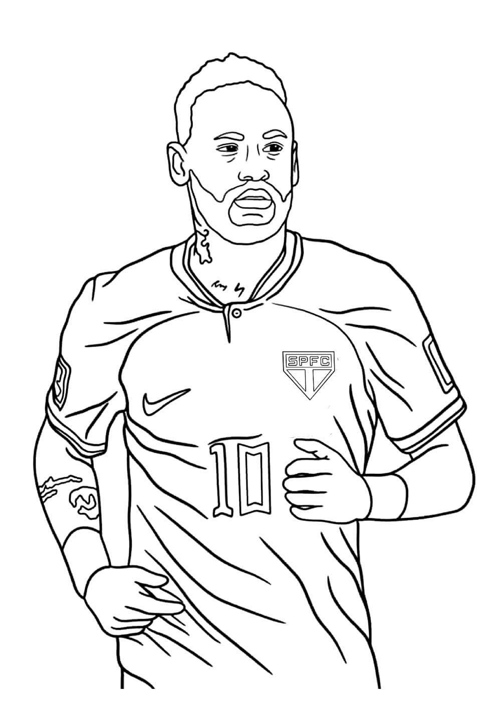 Desenho do São Paulo para colorir