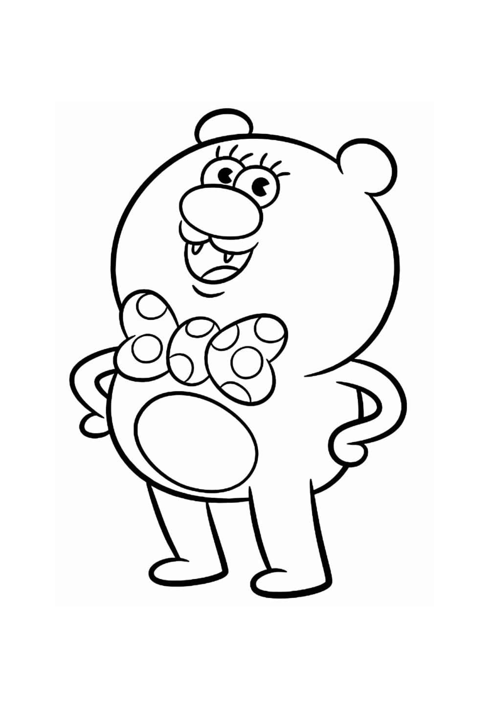 Desenho de Titio Avô para colorir