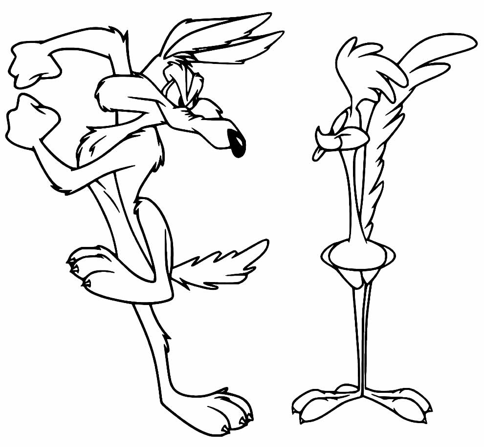 Desenho Looney Tunes para pintar