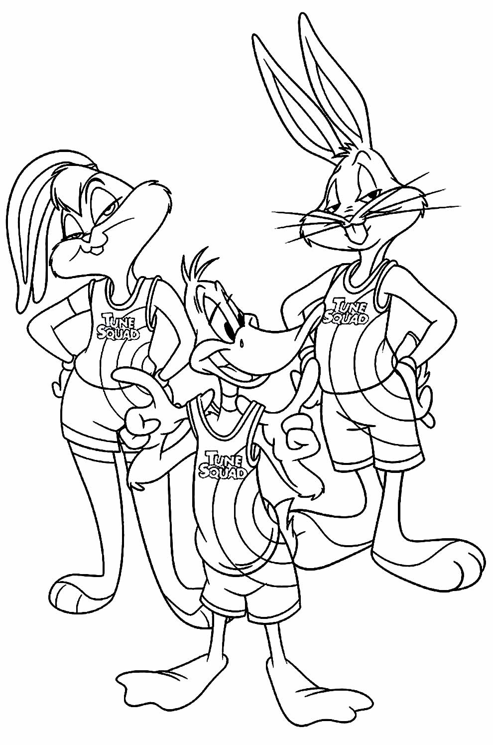 Desenho Looney Tunes para colorir