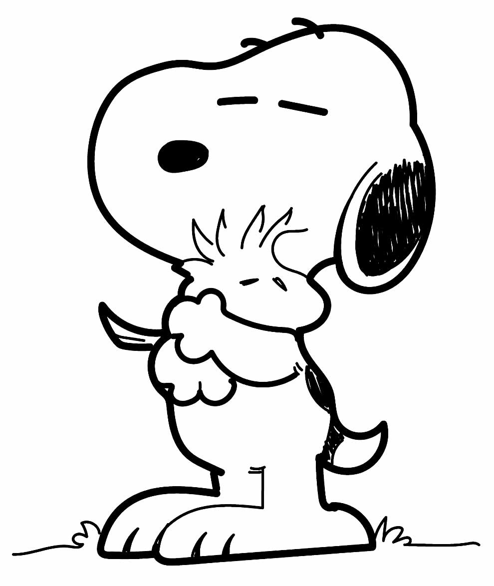 Desenhos para imprimir de Snoopy