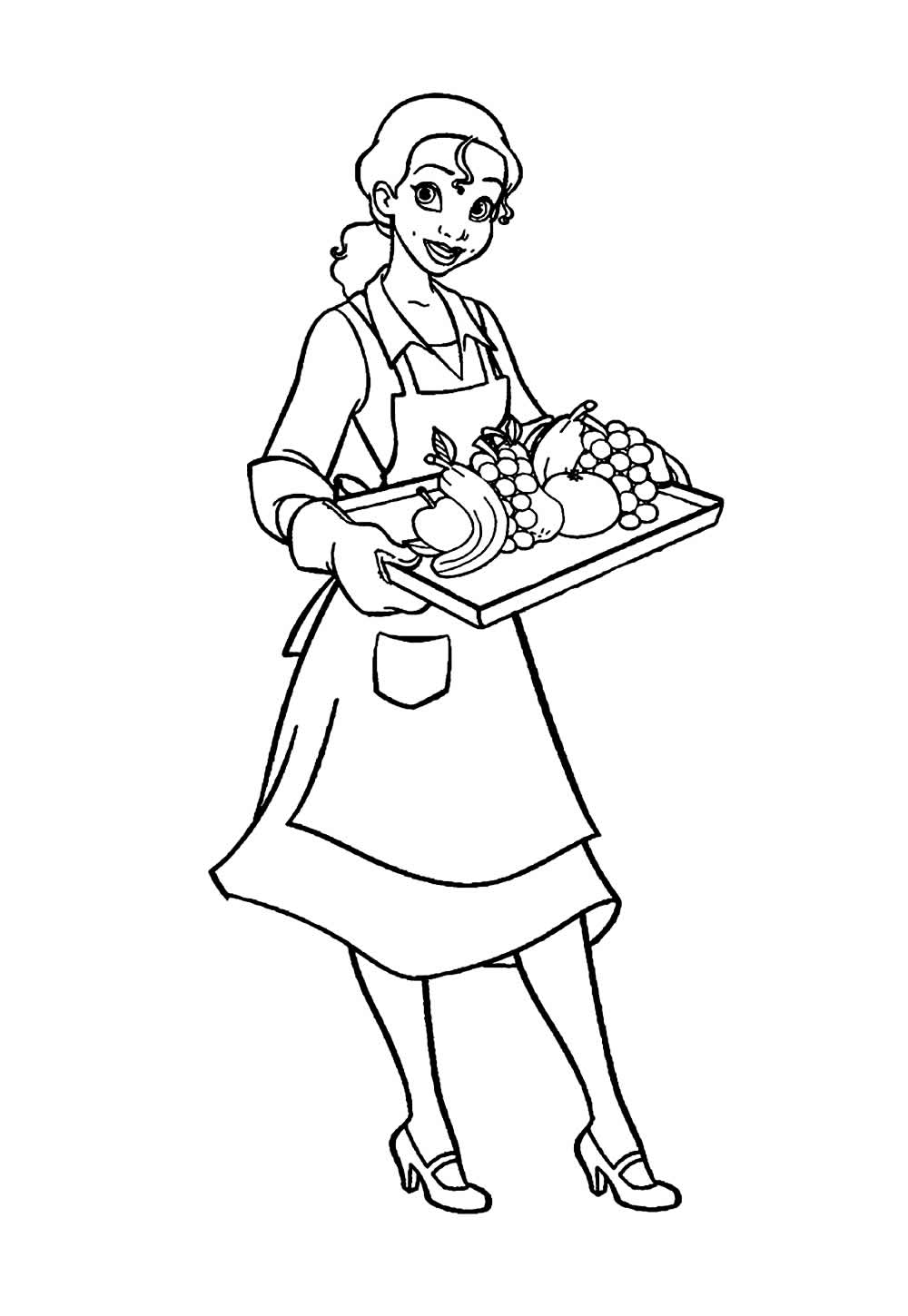 Desenhos TIana Colorir e Pintar