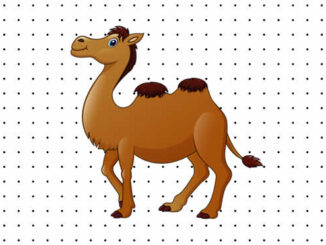 Desenhos de Camelo para pintar