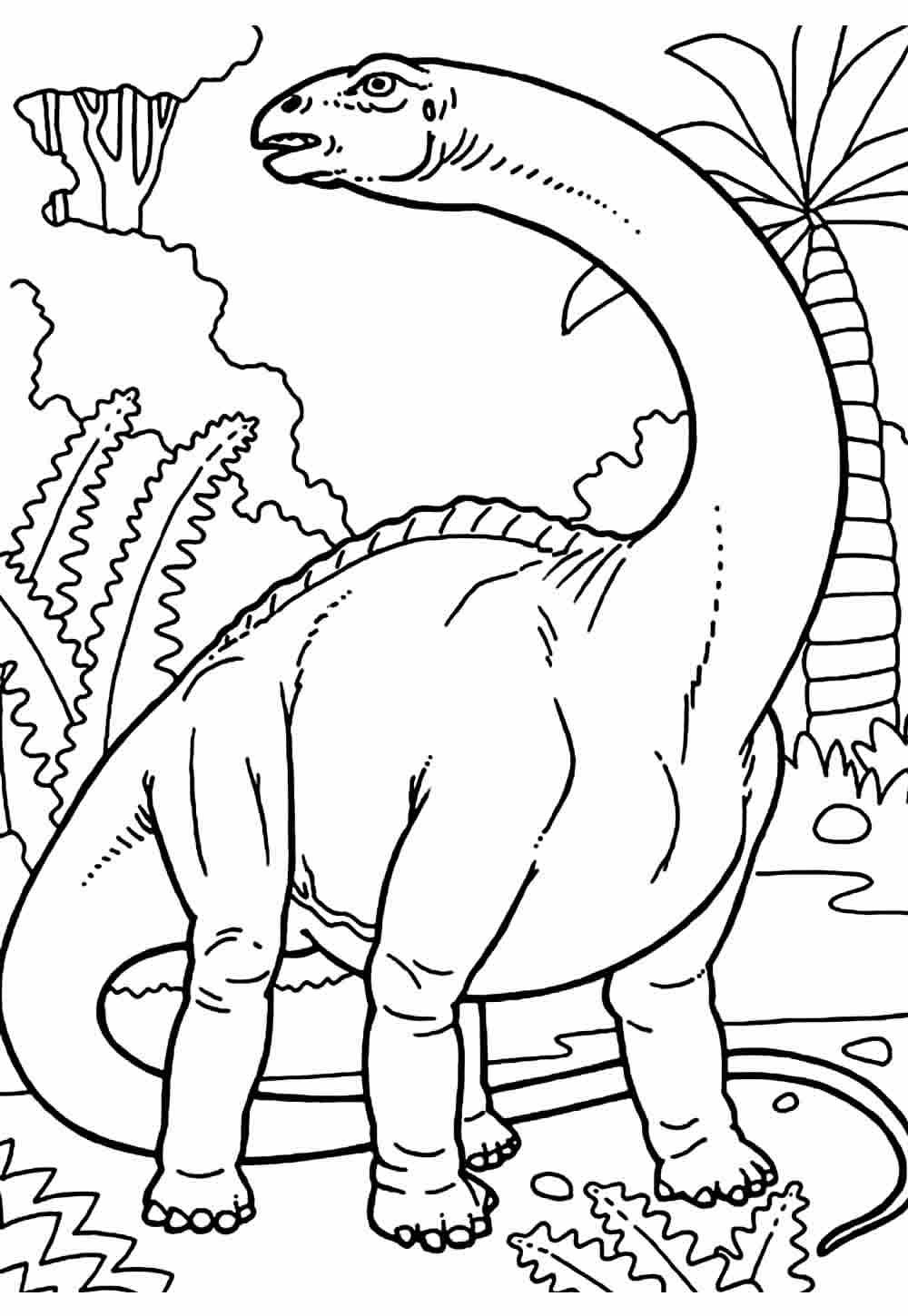 Desenhos de Dinossauro para Pintar