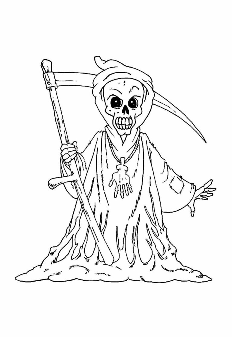 Desenhos de Monstros Assustadores para colorir - Bora Colorir
