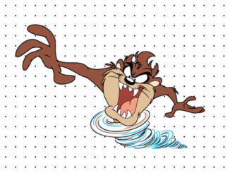 Desenhos do Taz-Mania para colorir