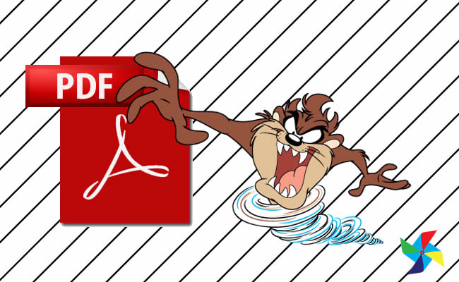 Desenhos do Taz-Mania em PDF