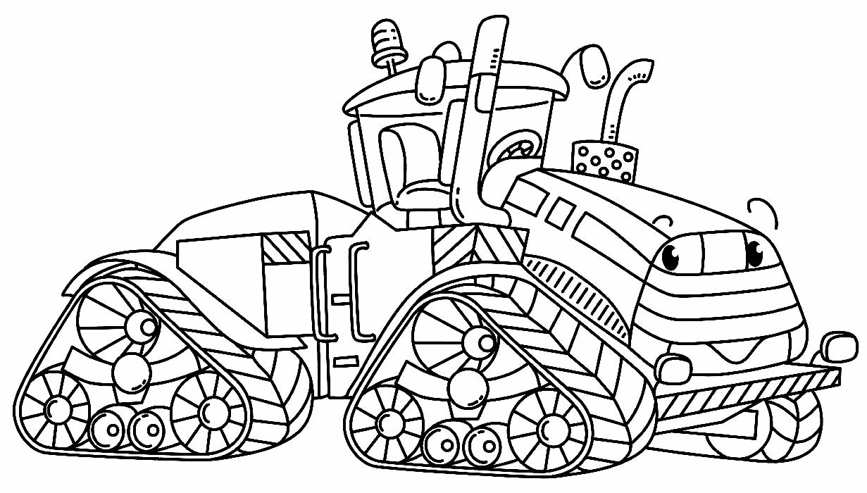 Desenhos de Tratores para Colorir - Colorir.com