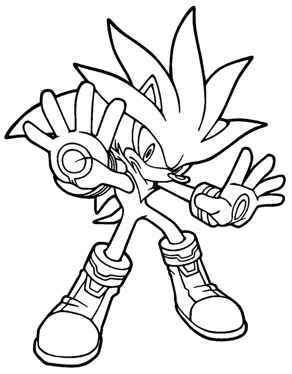 Desenho de Metal Sonic armadura para colorir - Tudodesenhos