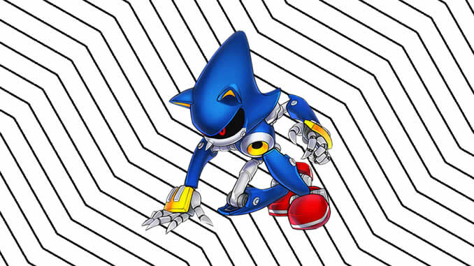 Desenhos do Metal Sonic para imprimir e colorir