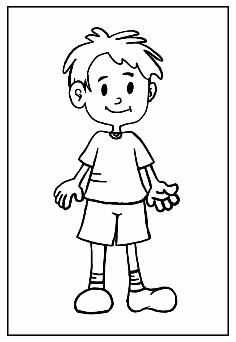 Desenhos de Dia das Crianças para colorir - Bora Colorir