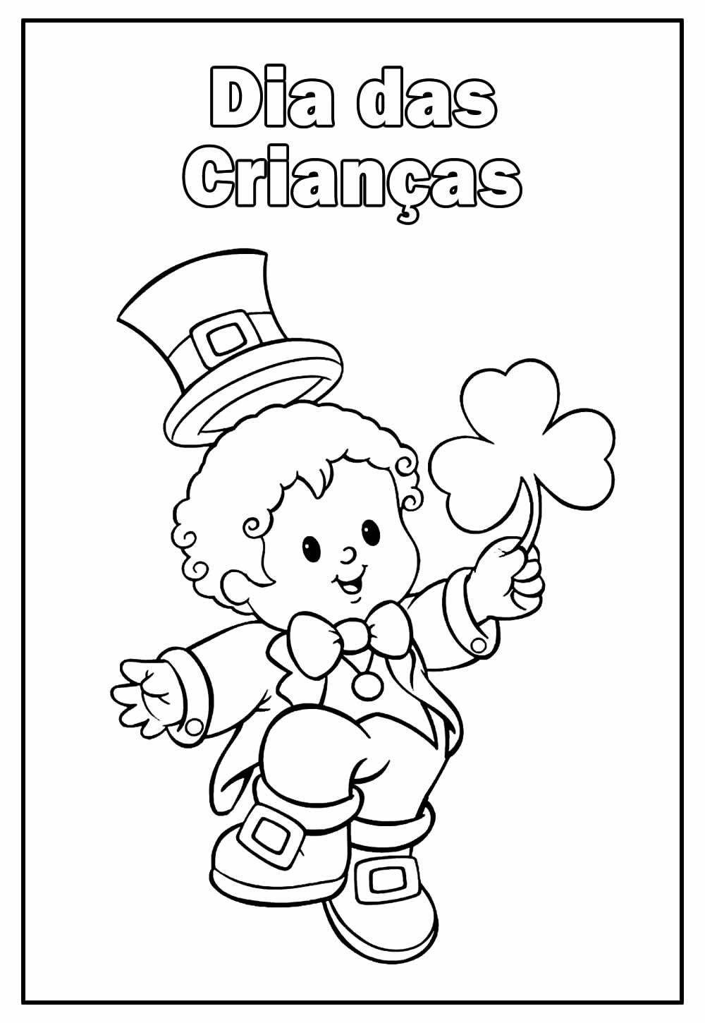 Desenhos De Dia Das Crianças Para Colorir Bora Colorir 6475