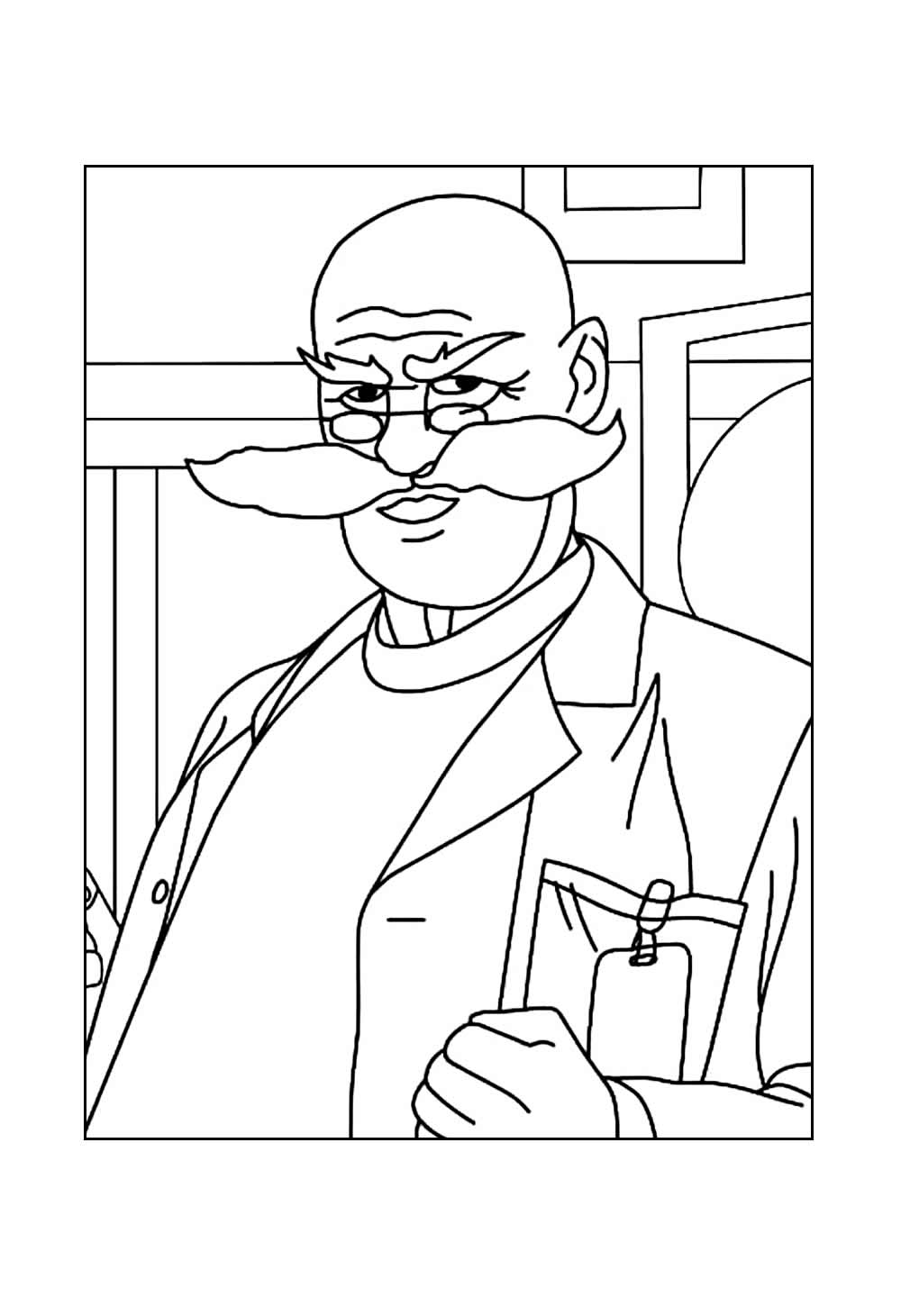 Desenho do Dr. Ivo para colorir