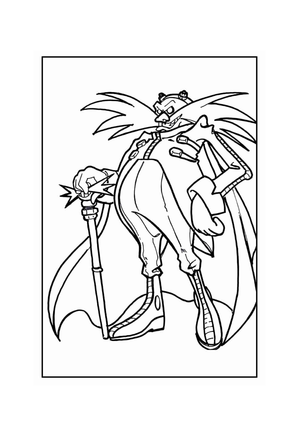 Dr. Ivo Robotnik para colorir