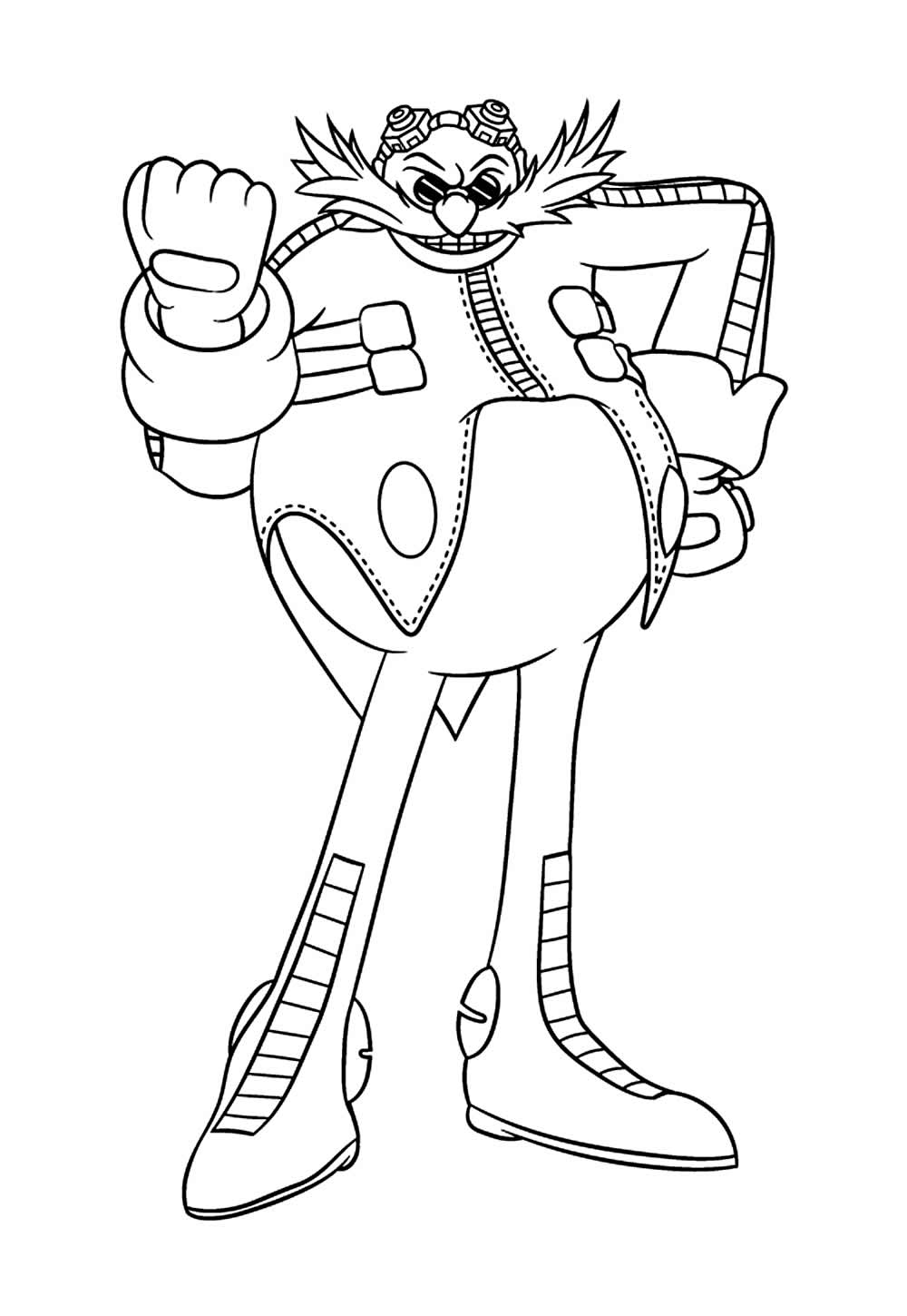 Desenho de Dr. Ivo Robotnik