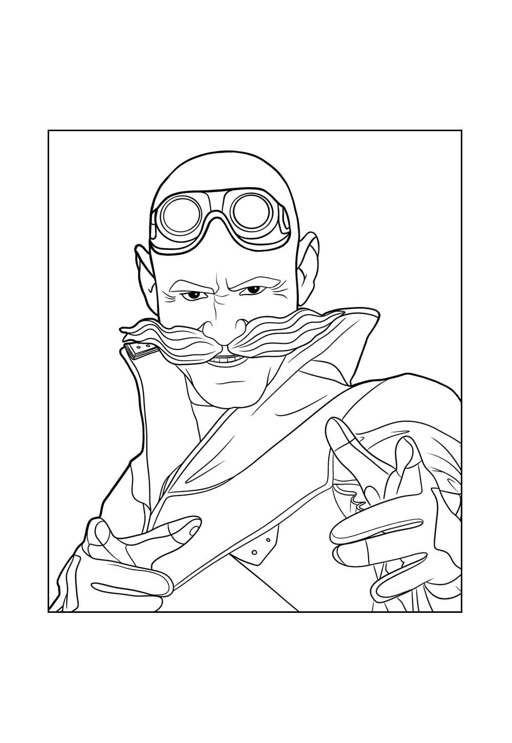 Dr. Ivo Robotnik para colorir