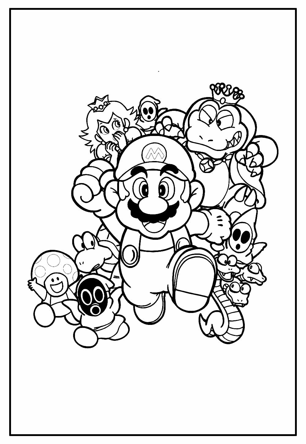 Mario Bros para pintar