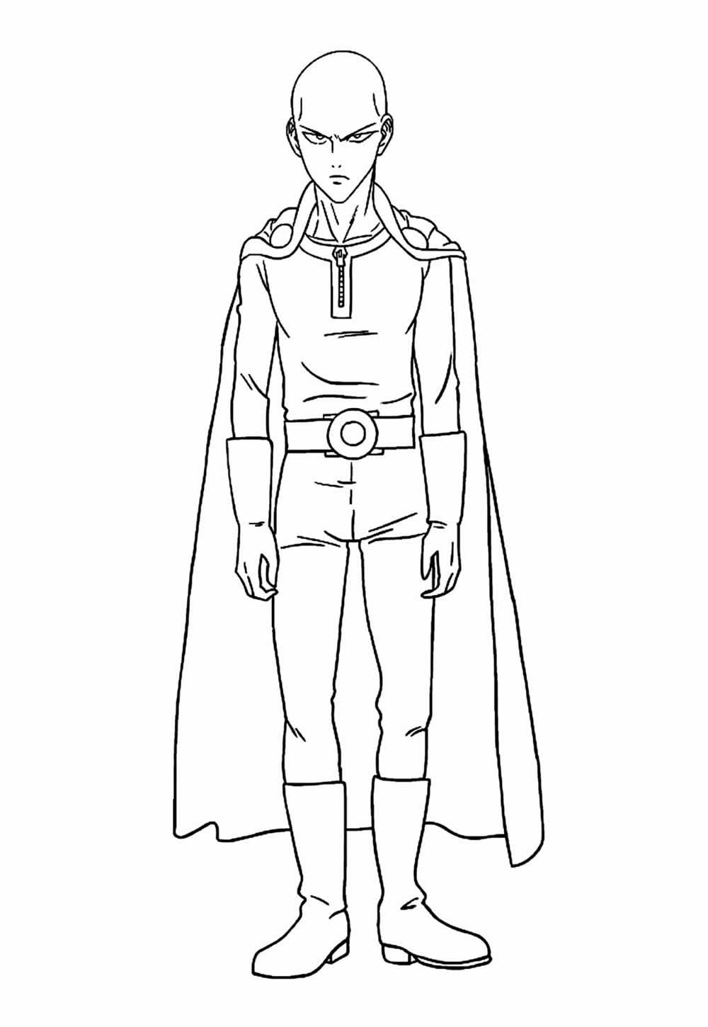 Desenho de One Punch Man