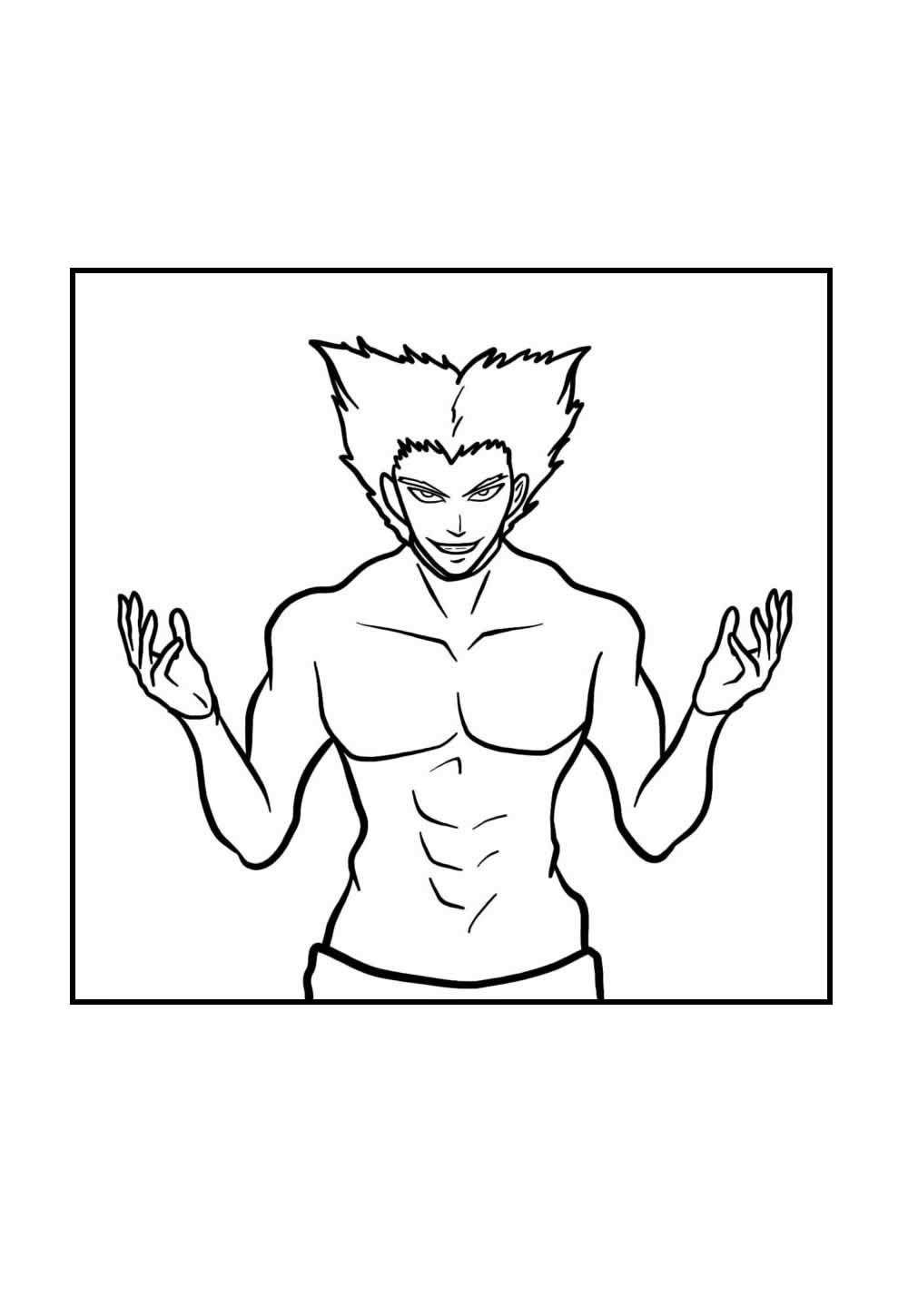 Desenhos One Punch Man para pintar
