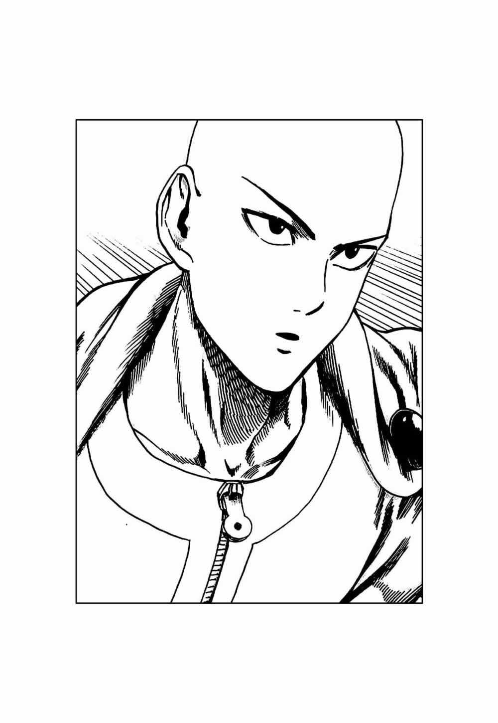 Desenho de One Punch Man para colorir