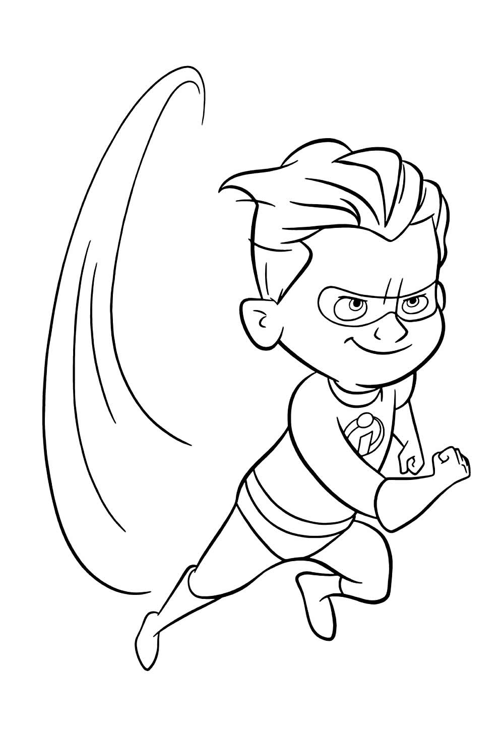 Desenho de Os Incríveis para colorir