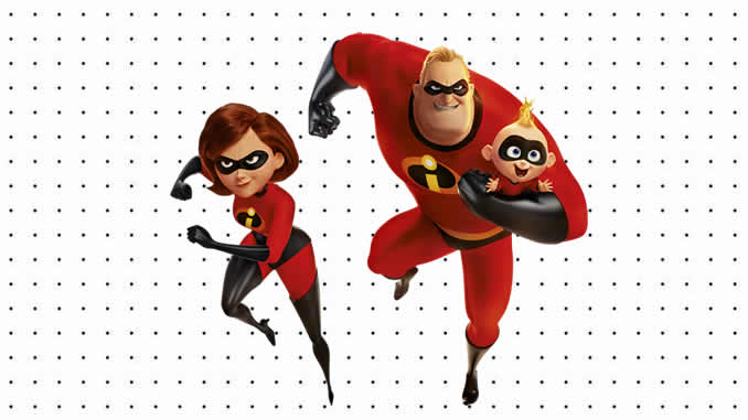 Desenhos de Os Incríveis para colorir