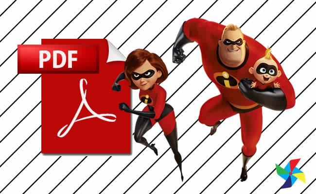 Desenhos de Os Incríveis em PDF