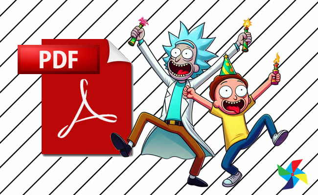 Desenhos de Rick e Morty em PDF