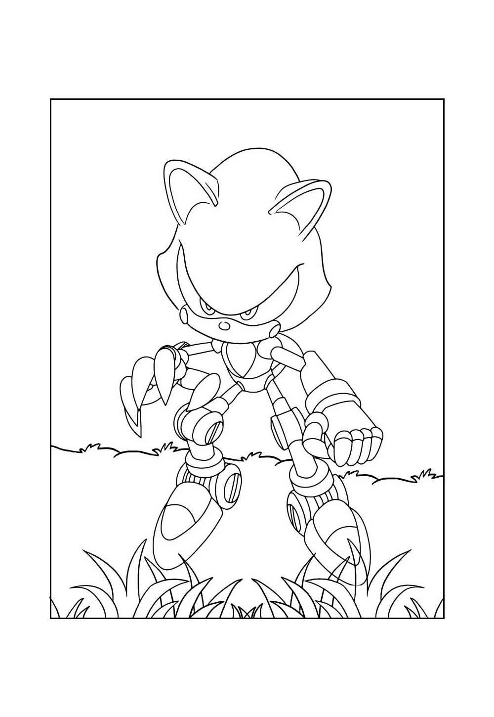 Metal Sonic para colorir