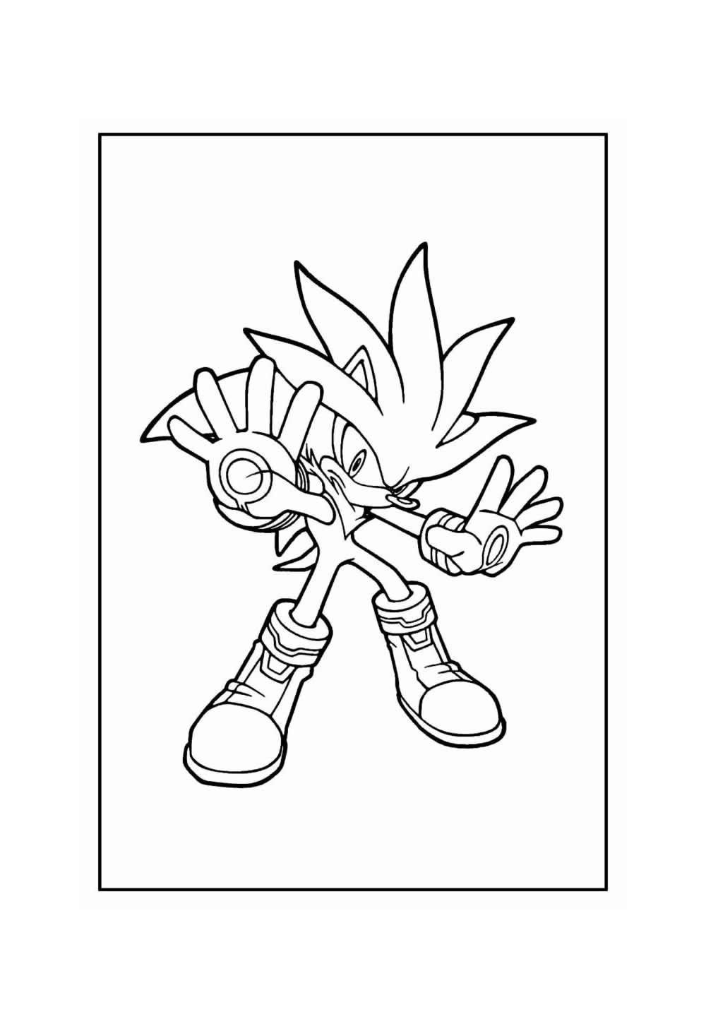 Metal Sonic para pintar