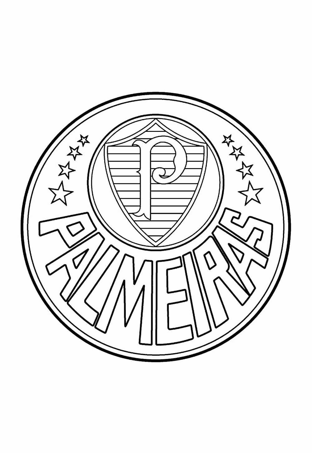 Desenho do Palmeiras - Escudo