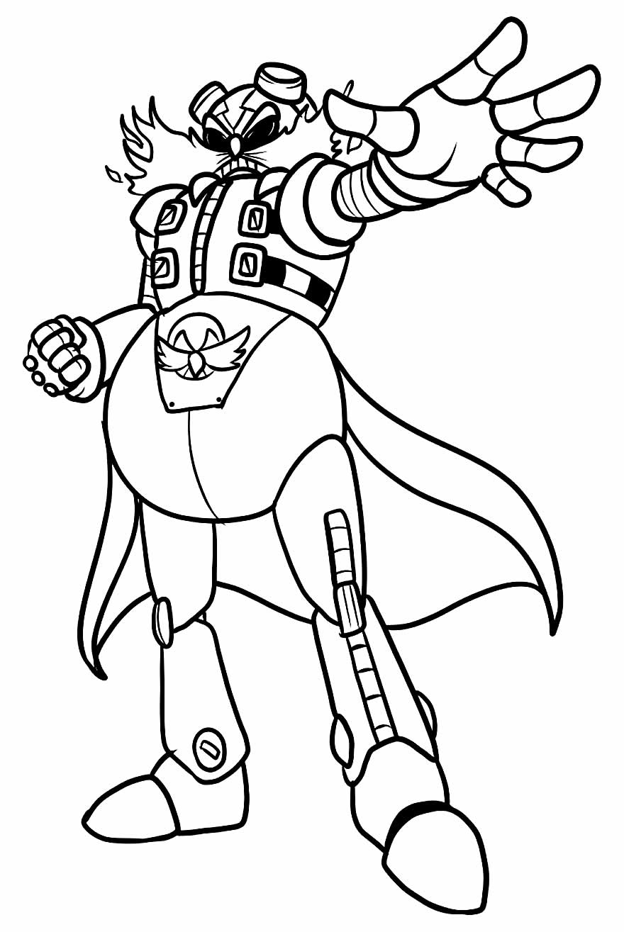 Desenho do Robotnik para colorir