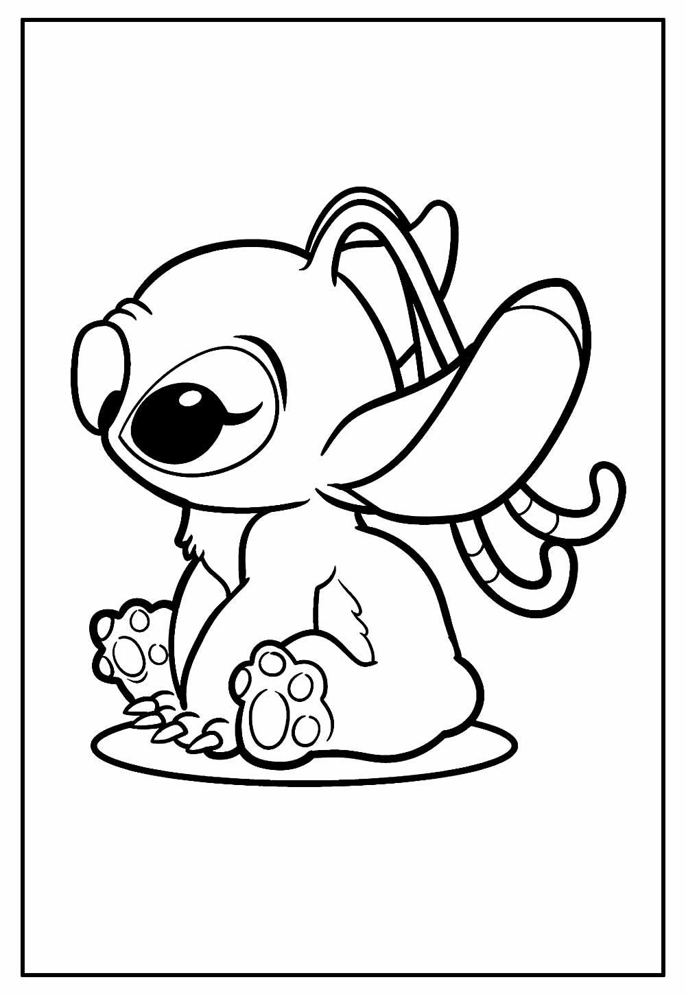 Desenhos do Stitch para colorir - Bora Colorir