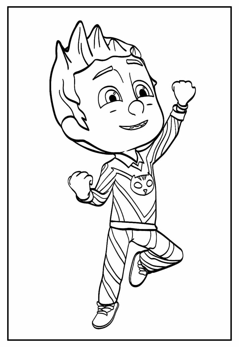 Desenhos do Menino-Gato para colorir - Bora Colorir