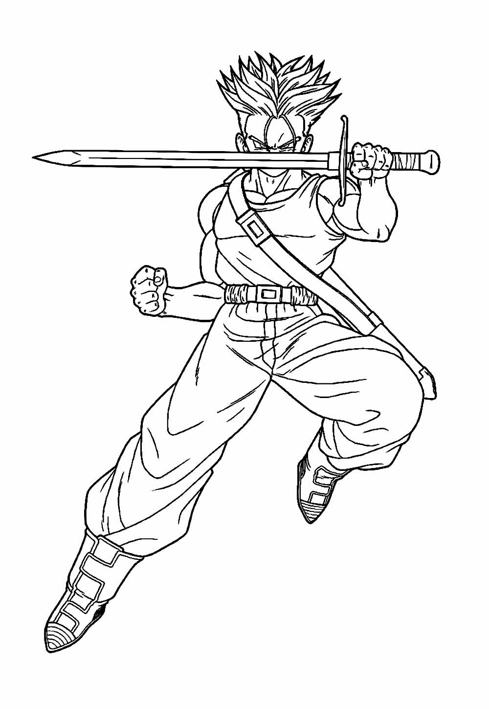 Desenho Gohan Colorir