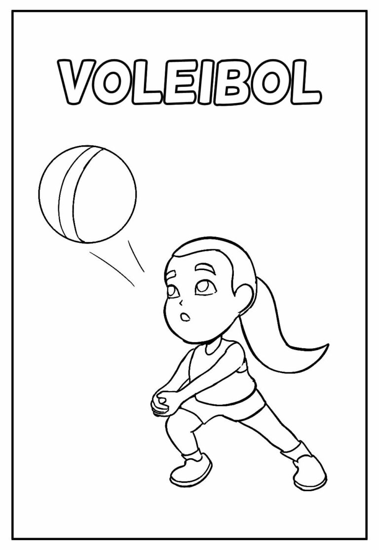 Desenhos De Voleibol Para Colorir Bora Colorir 9796