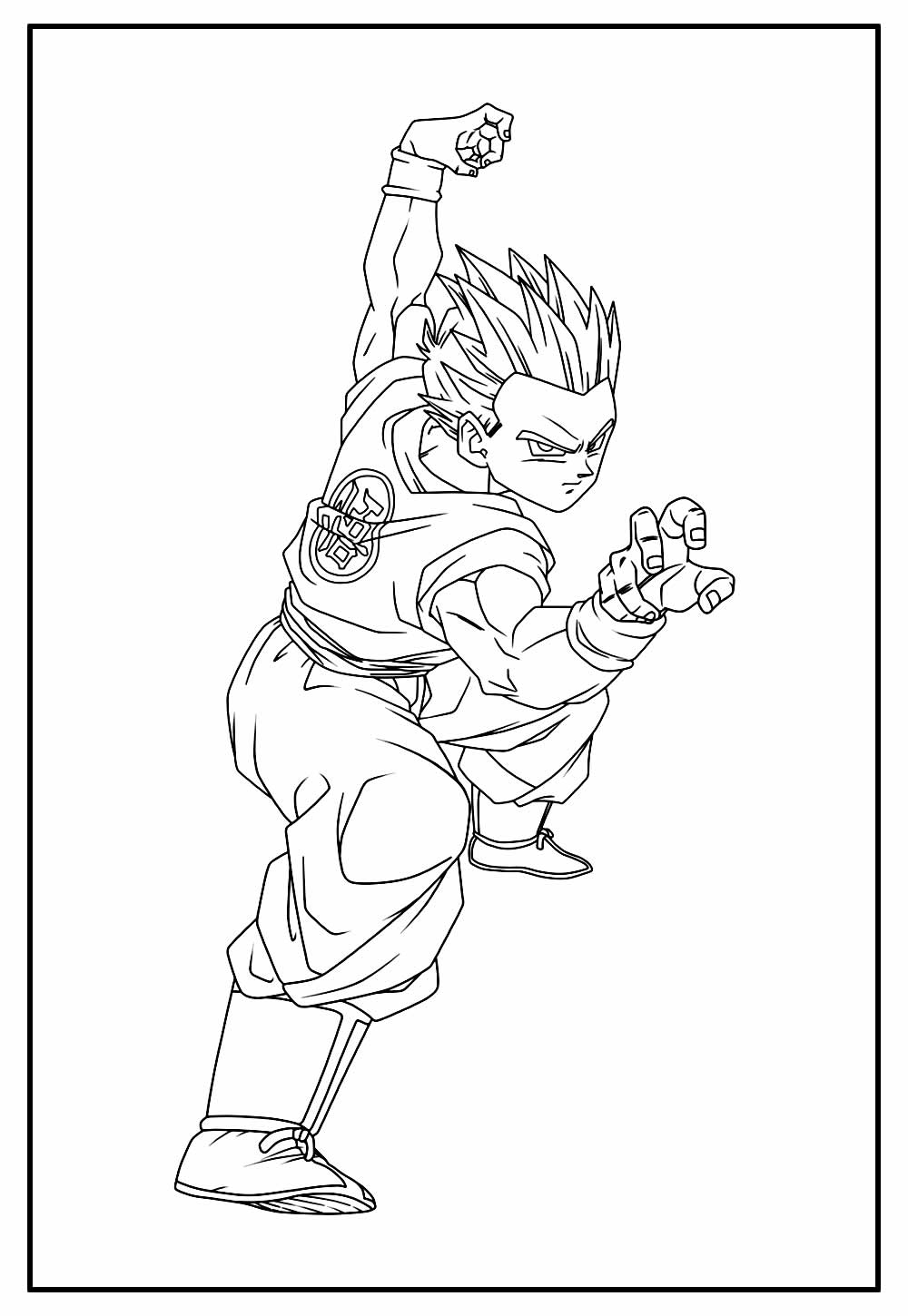 45+ Desenhos do Gohan para Imprimir e Colorir/Pintar