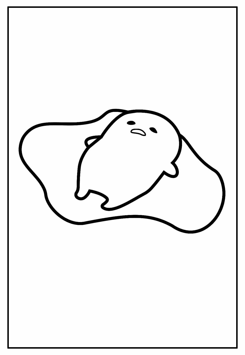 Desenhos de Gudetama para pintar