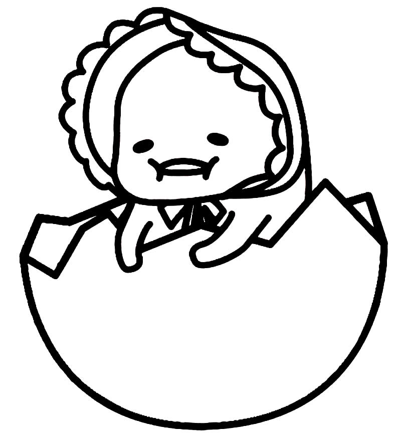 Desenhos de Gudetama para colorir