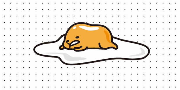 Desenhos do Gudetama para imprimir e colorir