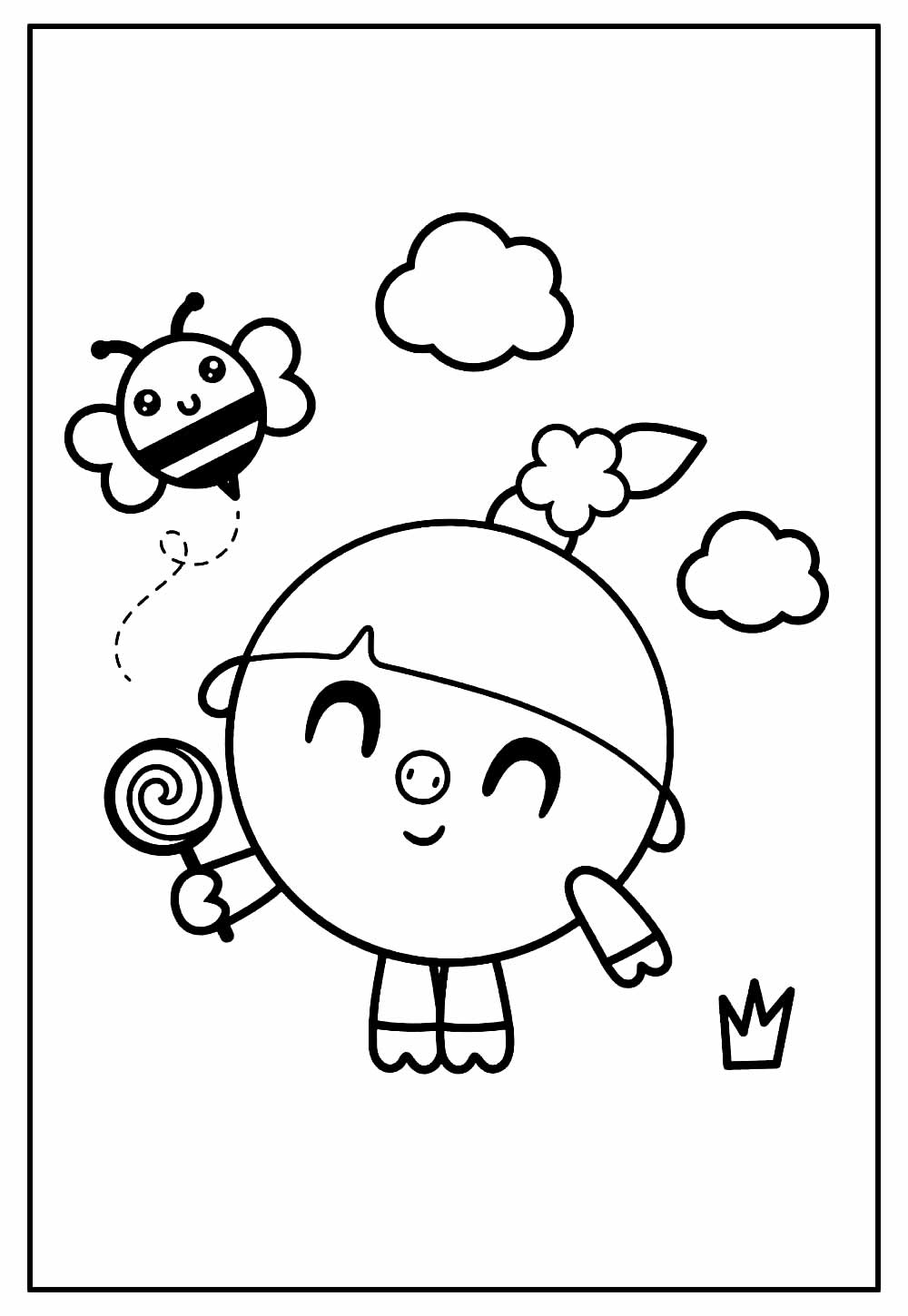 Desenho do Babyrikki para colorir