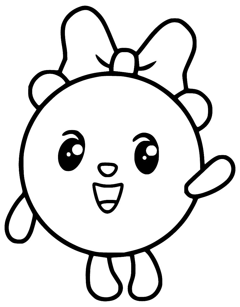 Desenho do Baby Rikki para colorir